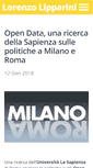 Mobile Screenshot of lorenzolipparini.it